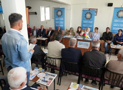 Eşbaşkan Bucak, Hazro’da muhtarlarla bir araya geldi