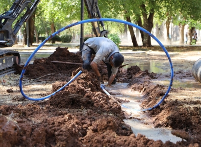 Binê Sûran de Xebatê Peyzajî
