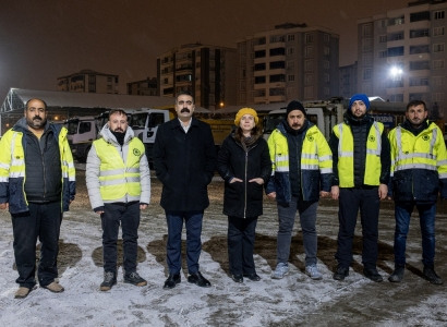 Hevşaredar xebatên têkoşîna li dijî berfê li qadê koordîne dikin