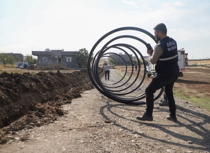 DİSKİ, Bismil Kooperatif Mahallesi’nde içme suyu altyapısını güçlendiriyor
