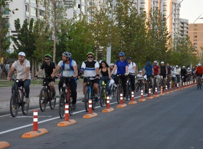 Diyarbakır'da pedallar farkındalık için çevrildi