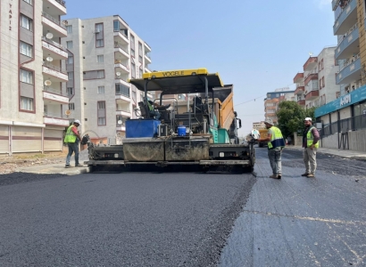 Şehitlik Caddesi asfalt ile yenileniyor