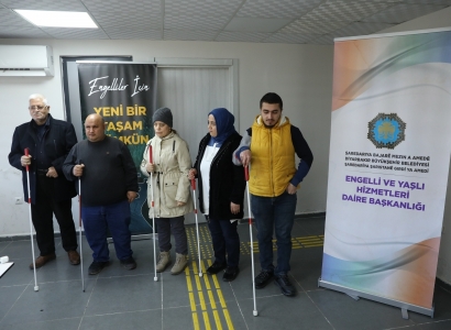 Training on ‘Independent Mobility Practice’ for the Blind