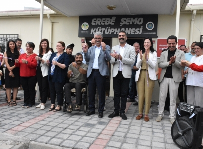 Bağlar'da Sîma Semend ve Erebê Şemo kütüphaneleri açıldı