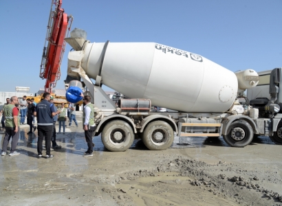 Beton mikserlerine yönelik denetim gerçekleştirildi