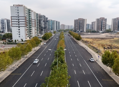170 bin ton sıcak asfaltla kentin ana aksları yenilendi
