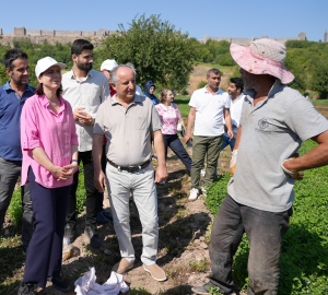 Co-Mayor Bucak conducted inspections for the protection of Hevsel Gardens and the Tigris Valley