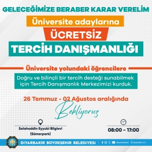 Xizmeta şêwirmendiyê ji berbijêrên zanîngehê re
