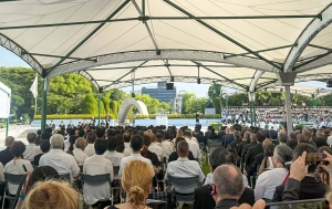 Co-Mayor Bucak Attends Hiroshima Commemoration