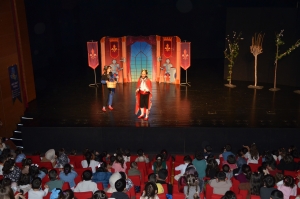 Children enjoy a day at the theatre