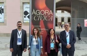 Co-Mayor Hatun attended the Agora Civica event in Barcelona