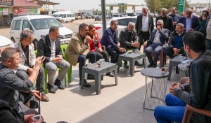 Eşbaşkan Hatun Karamus Mahallesi&rsquo;nde yurttaşlarla bir araya geldi