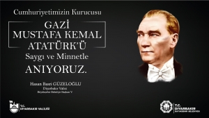 Sayın Güzeloğlu’ndan 10 Kasım Atatürk’ü Anma Günü Mesajı
