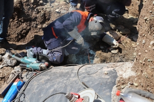 DÎSKÎ, ji bo tamîrkirina xeta sereke ya avê dest bi xebatan kir