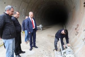 Tutşi Silvan içme Suyu Tünel Terfi İstasyonu’nu denetledi