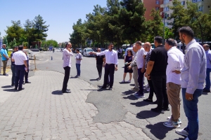 DBB ana hizmet binası girişi yenileniyor