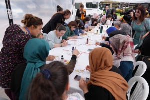 Amed Kadın, Emek ve K&uuml;lt&uuml;r-Sanat Buluşması&rsquo;nda &uuml;retim at&ouml;lyeleri yoğun ilgi g&ouml;rd&uuml;