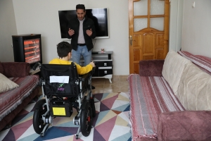 Support with Beds and Electric Wheelchairs for Persons with Disabilities