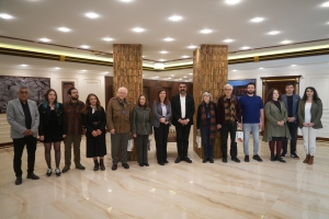 Eş Başkanlar, ‘Geçmiş Gelecektir’ programı için kente gelen heyeti ağırladı