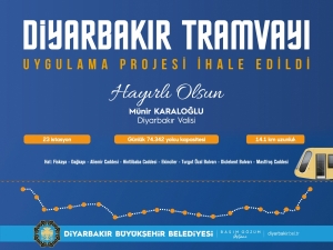 Rêkeftina tramwaya Diyarbekirê pêk hat