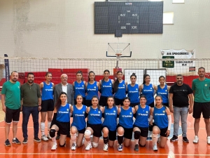 Tîma voleybolê ya jinan a şaredariyê derket lîga 1.