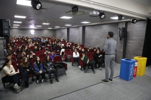 Students receive training on environmental awareness and waste management