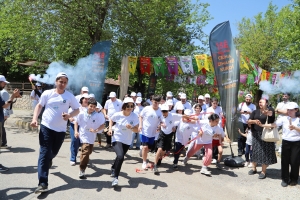 K&uuml;rt Dil Bayramı i&ccedil;in koşu d&uuml;zenlendi