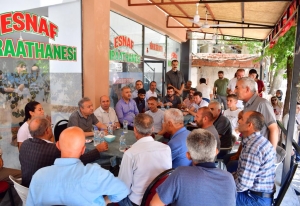 Vali Ali İhsan Su, Çınar’da vatandaşlarla bir araya geldi