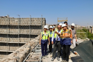 Genel Sekreter Çiftçi, Urfa Kapı’daki restorasyon çalışmalarını inceledi