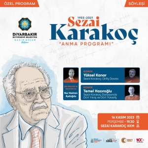 Sezai Karakoç’u anma programı düzenlenecek