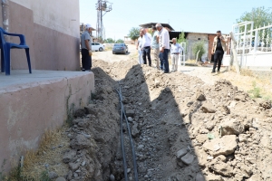 Bismil Uğurlu mahallesinde içme suyu sorunu çözüldü