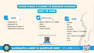 Muracatanê kursanê hamnanî yê huner û ziwanî dest pêkerd