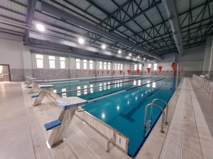 Bismil yarı olimpik yüzme havuzu tamamlandı