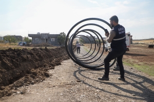 DİSKİ, Bismil Kooperatif Mahallesi’nde içme suyu altyapısını güçlendiriyor