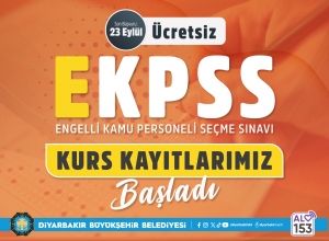 Engelliler için ücretsiz EKPSS Hazırlık Kursu açılacak