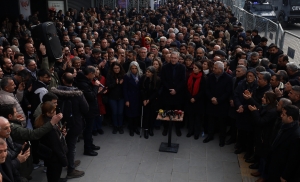 Hevşaredarên Bajarê Mezin ê Amedê beşdarî daxuyaniya li Wanê bûn