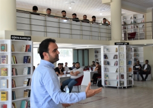 Kitap kahve buluşması ‘’Gençlerimize bir kahve molası’’ seminerleri başladı