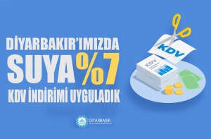 Diyarbakır’da KDV indirimiyle su faturaları daha da düşecek