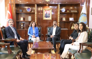 Eş Başkanlar, İlbank Bölge Müdürü’nü ağırladı