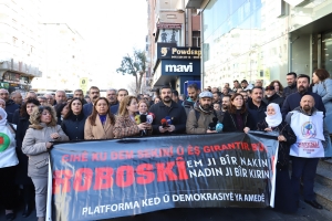 Co-Mayors attend statement marking anniversary of the Roboski massacre