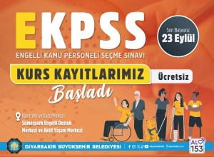 Kursên Amadekariyê yên EKPSS&#039;ê yên belaş ji bo astengdaran dê bêne vekirin