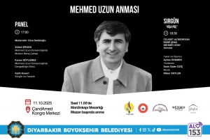 Mehmed Uzun Diyarbakır’da anılacak