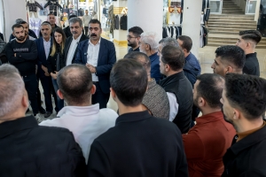 Ofis Yeraltı Çarşısı Esnafı Hafif Raylı Sistem Projesi hakkında bilgilendirildi