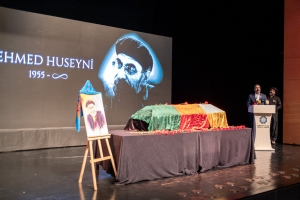 Eşbaşkanlar, Şair Ehmed Huseyn&icirc; i&ccedil;in d&uuml;zenlenen t&ouml;rene katıldı