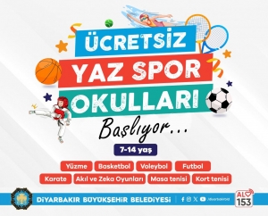 Ücretsiz Yaz Spor Okulları başlıyor
