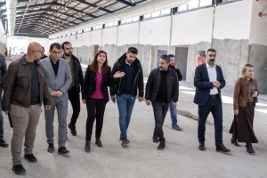 Eşbaşkanlar, Halk Ekmek Fabrikası’nda incelemelerde bulundu