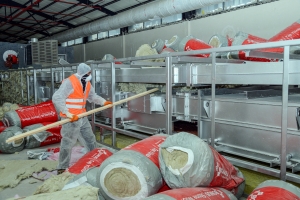 Halk Ekmek Fabrikası&rsquo;nda fırınların montajı yapılıyor