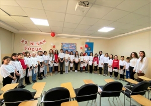 Bilgievi öğrencileri 23 Nisan’ı çoşkuyla kutladı