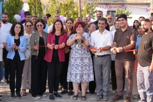 Eşbaşkan Bucak, Silvan’da Sahipsiz Hayvan Bakım Evi açılışına katıldı