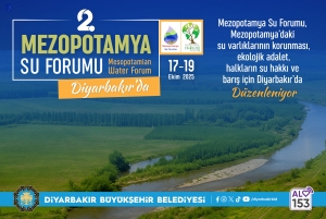 Mezopotamya Su Forumu Diyarbakır’da düzenlenecek